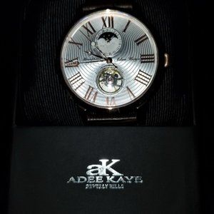 New Men's Adee Kaye Moon Phase Watch